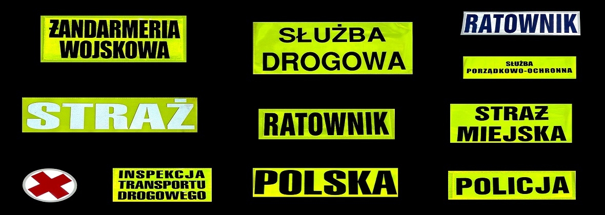 Odzież ostrzegawcza Nadruki odblaskowe